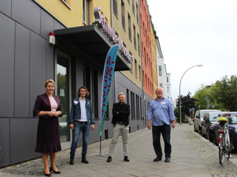 Franziska Giffey im Schwulen Museum